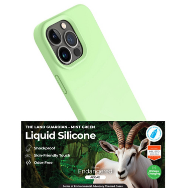 iPhone 15 Liquid Silicone Case Cover - Washable, Shock-Proof, Drop-Resistant, Ultra-Soft, Scratch-Free, Durable - Green